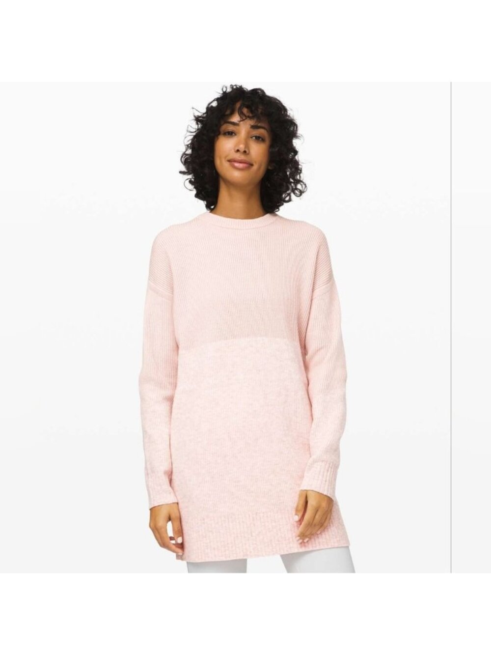 Lululemon Restful Intention Sweater Pink Bliss / Heathered Pink Bliss